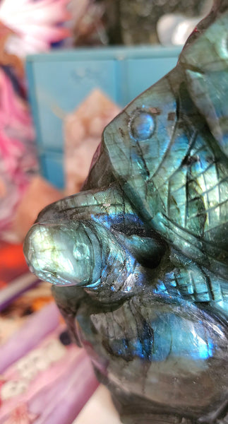 Under The Sea Labradorite Carving