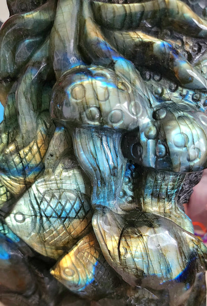 Under The Sea Labradorite Carving