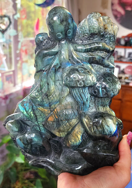 Under The Sea Labradorite Carving