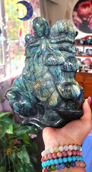 Under The Sea Labradorite Carving