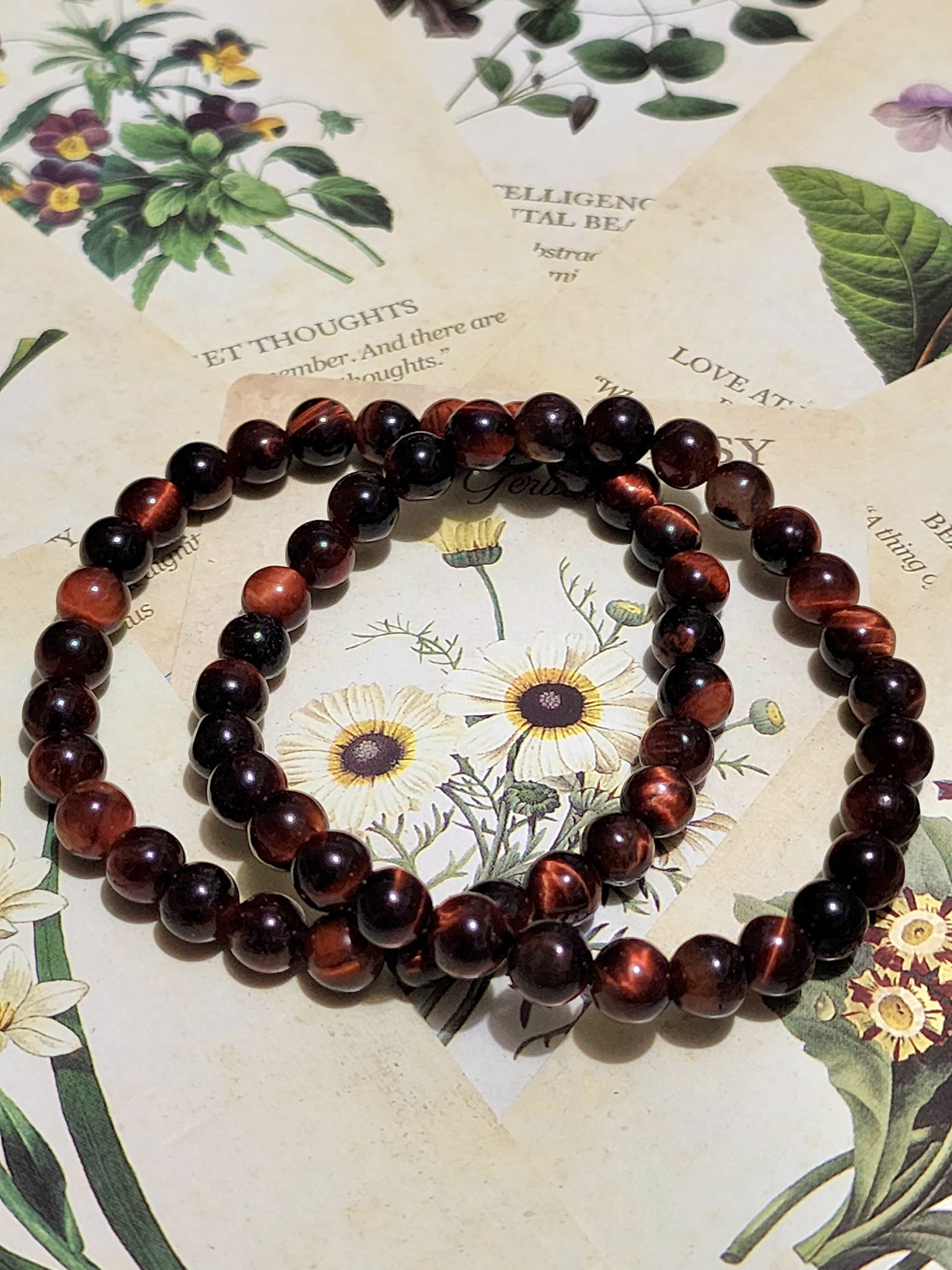Red Tigers Eye Bracelet