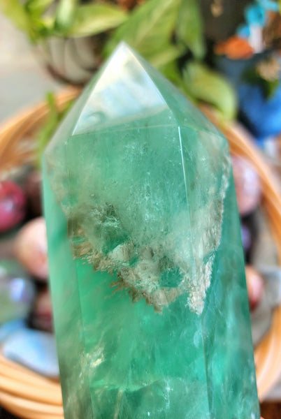 Stunning Deep Green Fluorite Tower