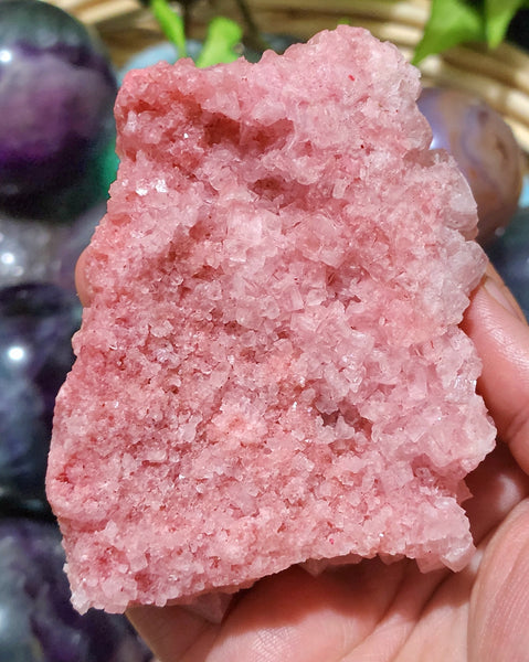 Rare Pink Halite Cluster