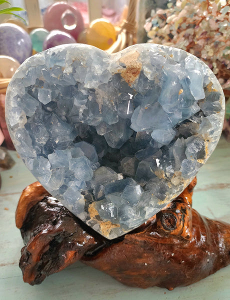 Huge 3.5kg Celestite Heart