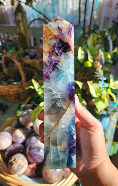 Rainbow Fluorite Tower