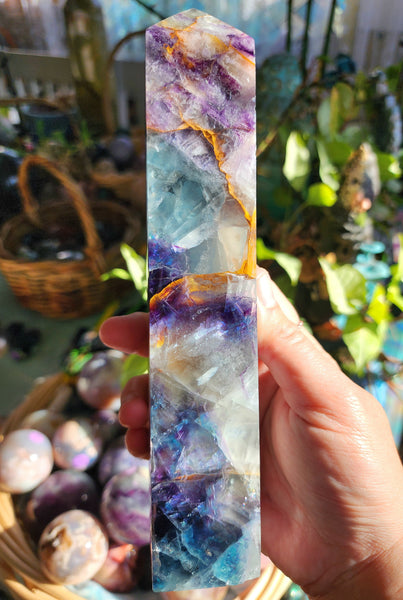 Rainbow Fluorite Tower