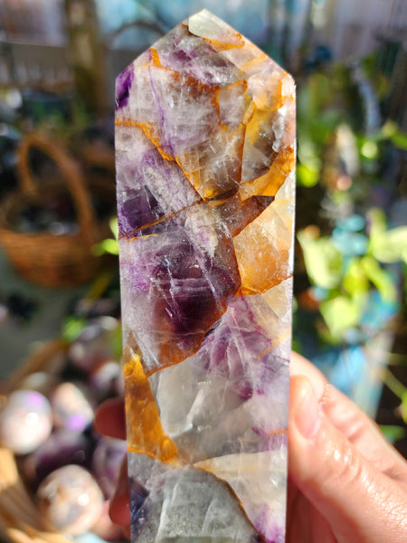 Rainbow Fluorite Tower
