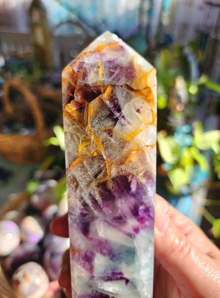 Rainbow Fluorite Tower