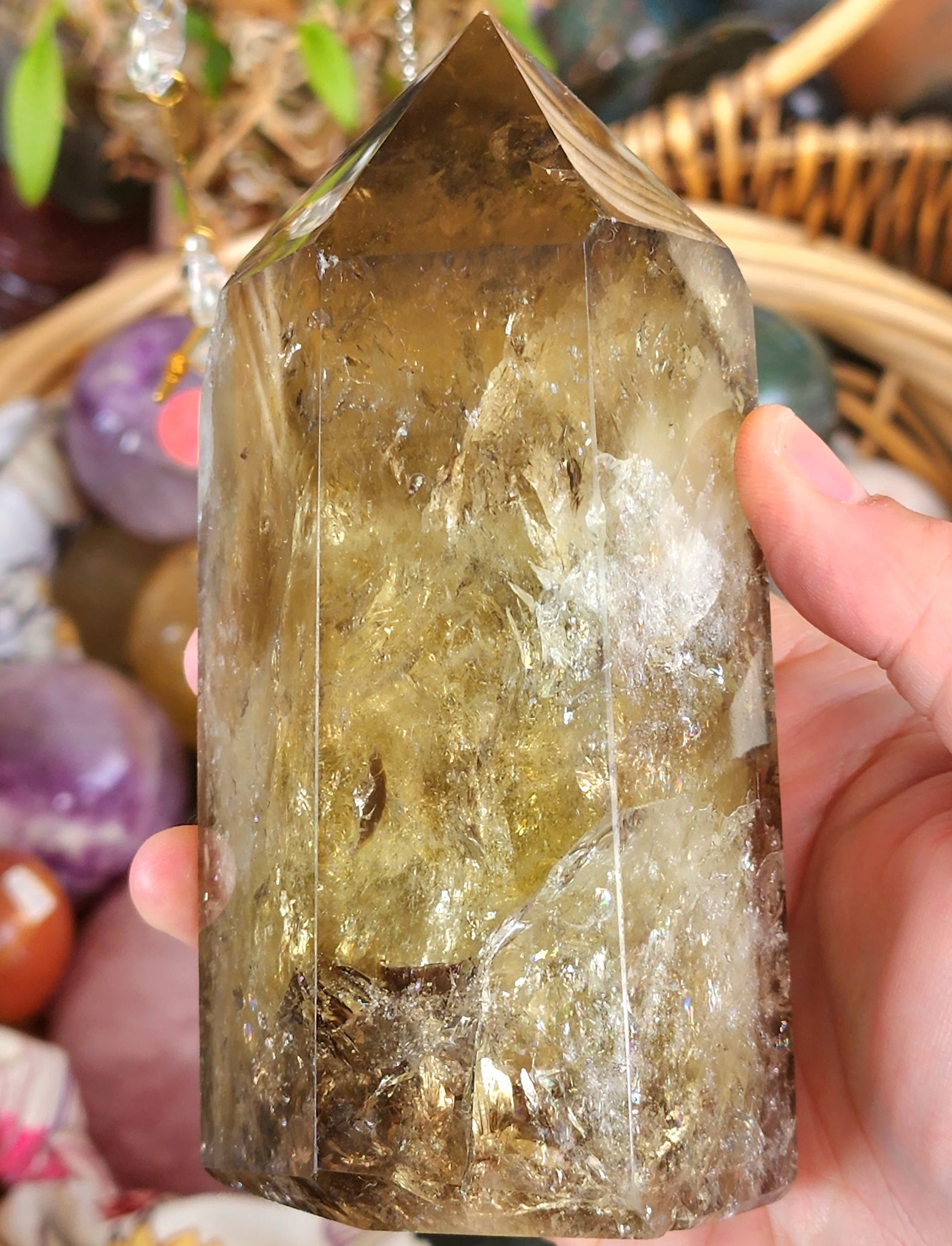 Smokey Citrine Chunky Tower