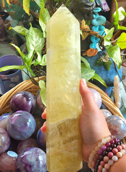 Large Citrine Tower