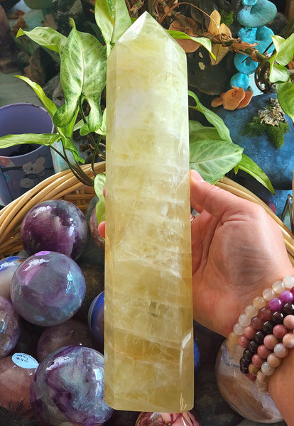 Large Citrine Tower