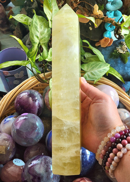 Large Citrine Tower