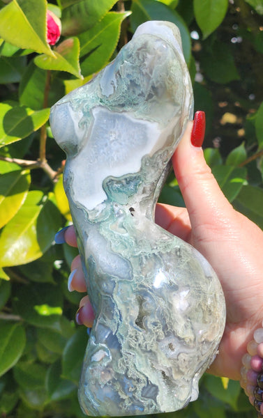 Huge Moss Agate Bodice