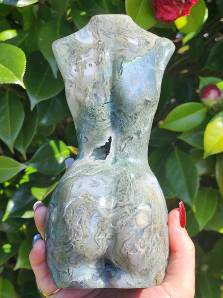 Huge Moss Agate Bodice