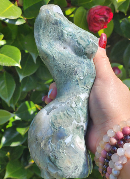 Huge Moss Agate Bodice