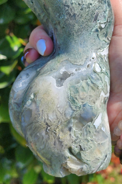 Huge Moss Agate Bodice