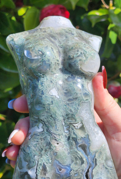 Huge Moss Agate Bodice