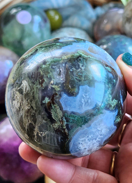 Moss Agate Sphere