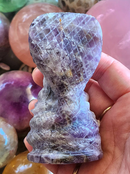 Dream Amethyst Buddha & Cobra