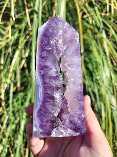 Large Amethyst Agate Mix Tower