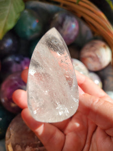 Clear Quartz Flame