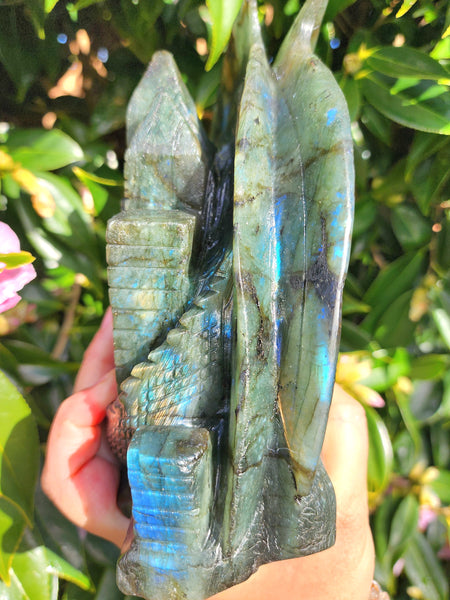Huge Labradorite Dragon