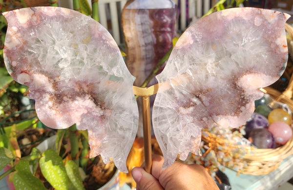🌸Pink Amethyst Cherry Blossom Mix Butterfly🌸