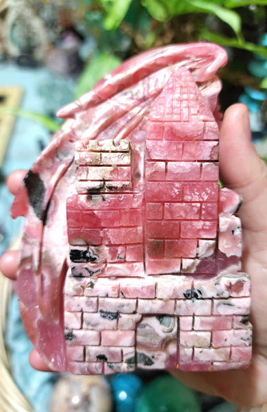 Rhodochrosite Dragon Castle