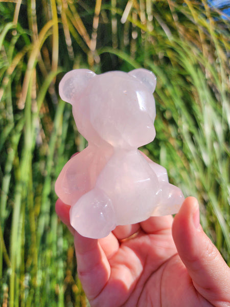 Rose Quartz Teddy Bear