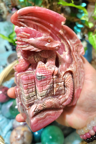 Rhodochrosite Dragon Castle