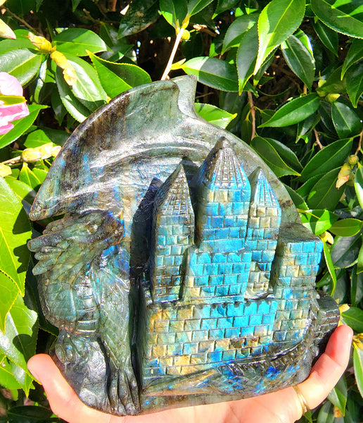 Huge Labradorite Dragon