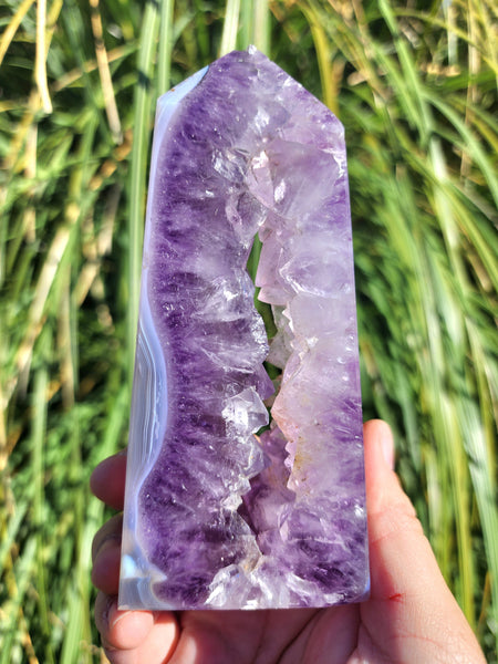 Large Amethyst Agate Mix Tower