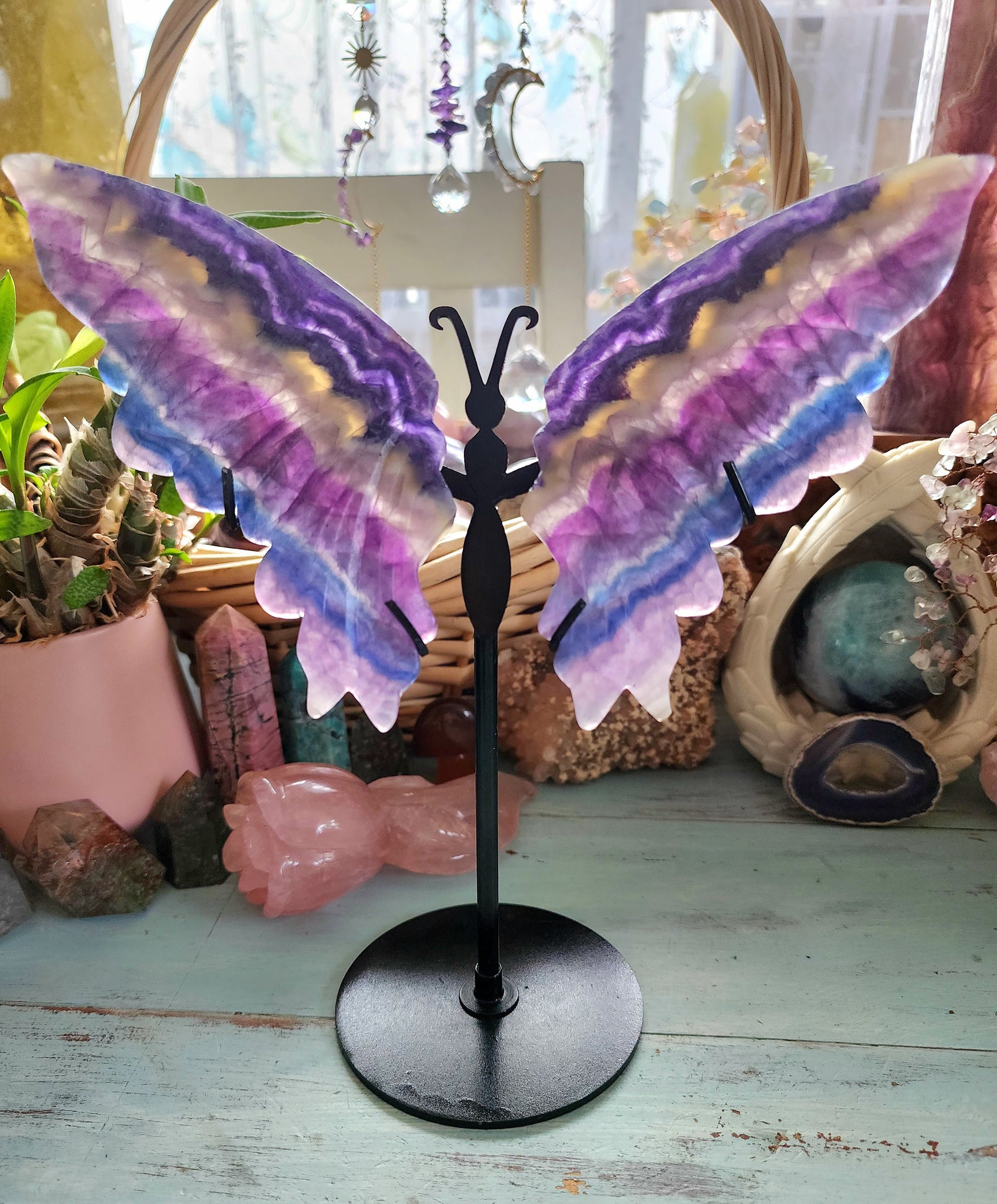 Rainbow Fluorite Butterfly