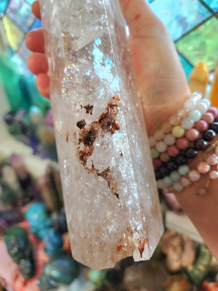 Clear Quartz Tower