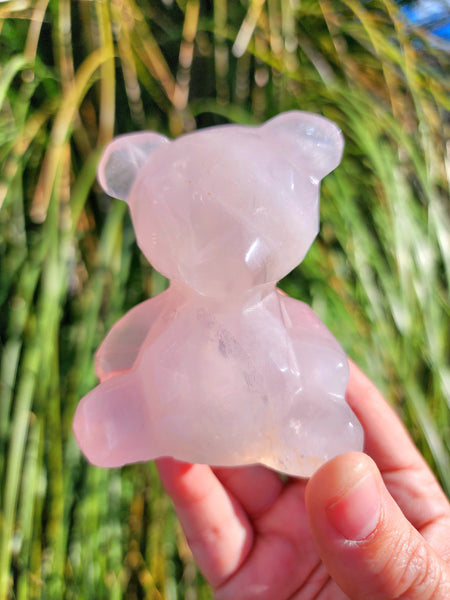 Rose Quartz Teddy Bear