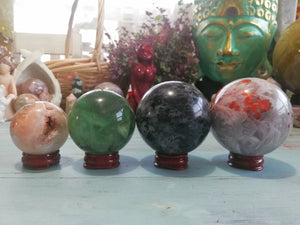🌕Small Wooden Sphere Stands