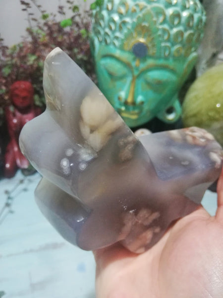 🌸🦋 Cherry Blossom Agate Butterfly Bowl