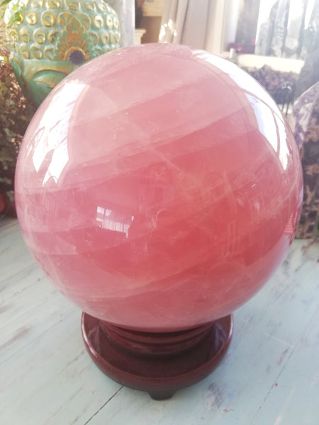 💗🥀Massive 17kg Rose Quartz Sphere