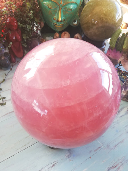 💗🥀Massive 17kg Rose Quartz Sphere