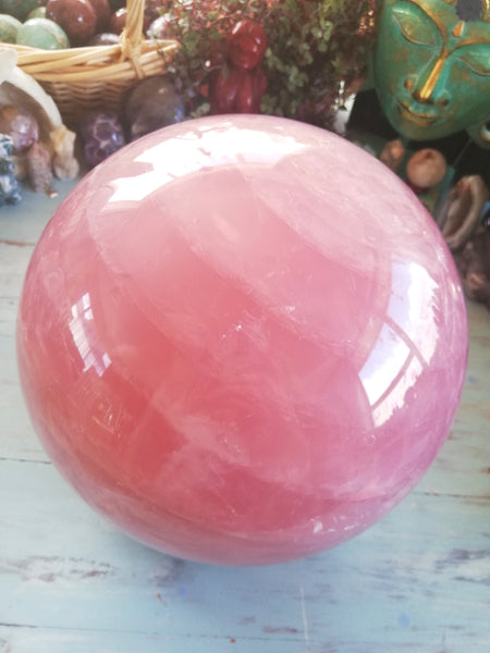 💗🥀Massive 17kg Rose Quartz Sphere