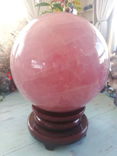 💗🥀Massive 17kg Rose Quartz Sphere