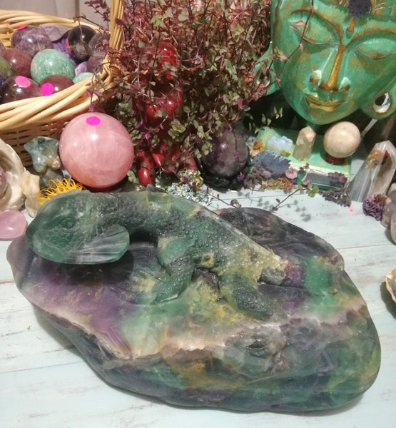 🦎Fluorite Lizard Guardian