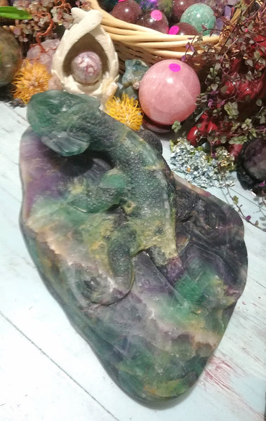 🦎Fluorite Lizard Guardian
