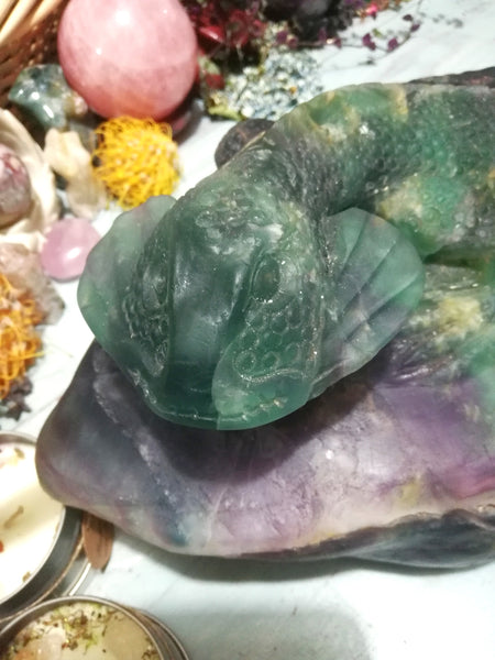 🦎Fluorite Lizard Guardian