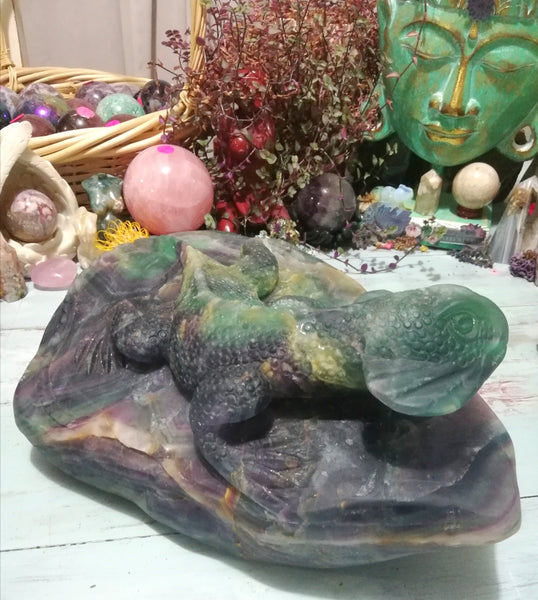 🦎Fluorite Lizard Guardian