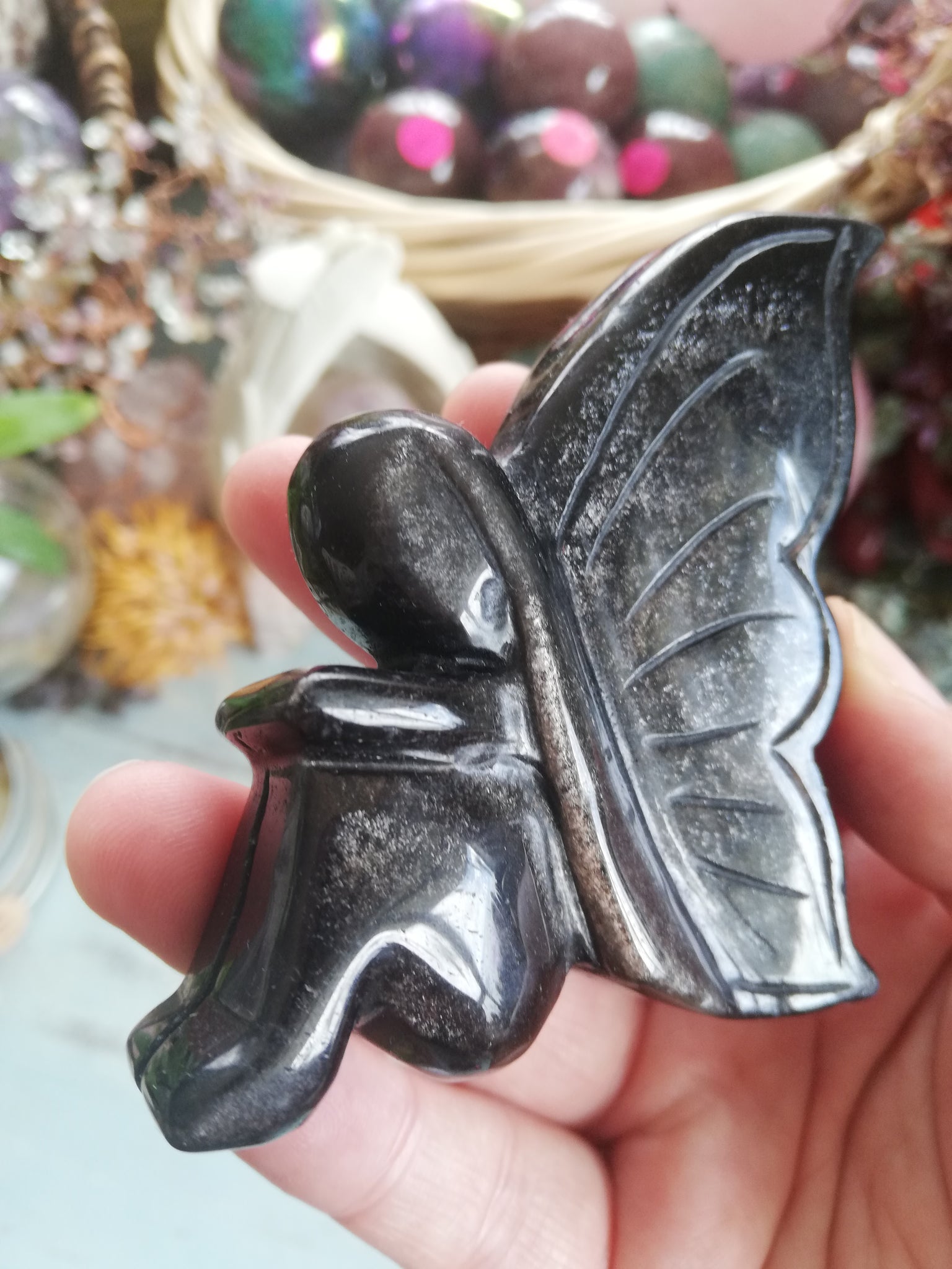 Silver Sheen Obsidian Fairy 2