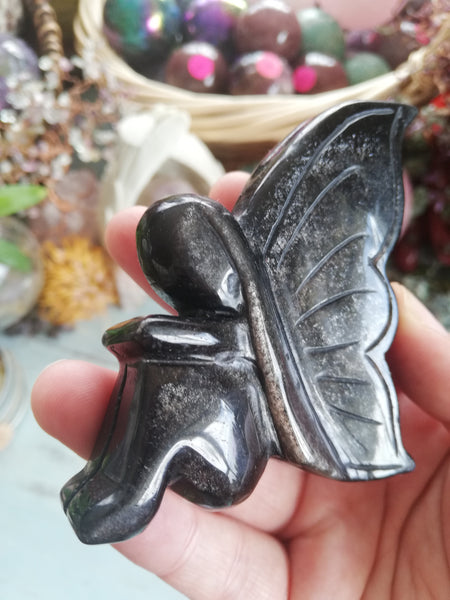 Silver Sheen Obsidian Fairy 2