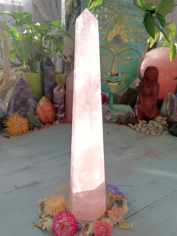 Rose Quartz Obalisk